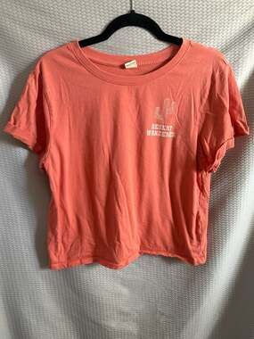 Darling Blue Desert Wanderer Cactus Graphic Crop T-Shirt